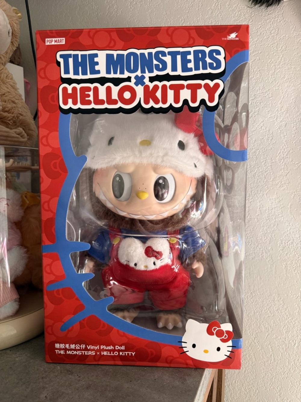 POPMART-THE MONSTERS x HELLO KITTY | 15" Large Vinyl Plush Doll | NIB-IN HAND!